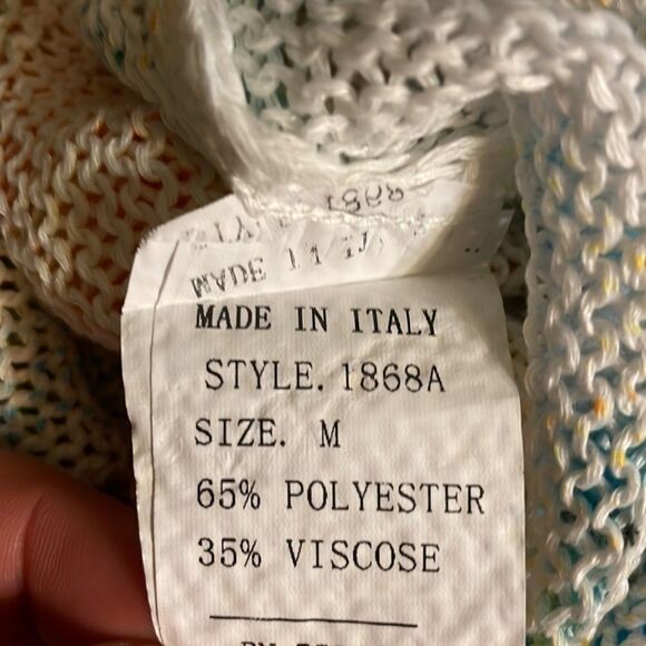 Luisa Ricci cold shoulder sweater M (5242) - Picture 8 of 9